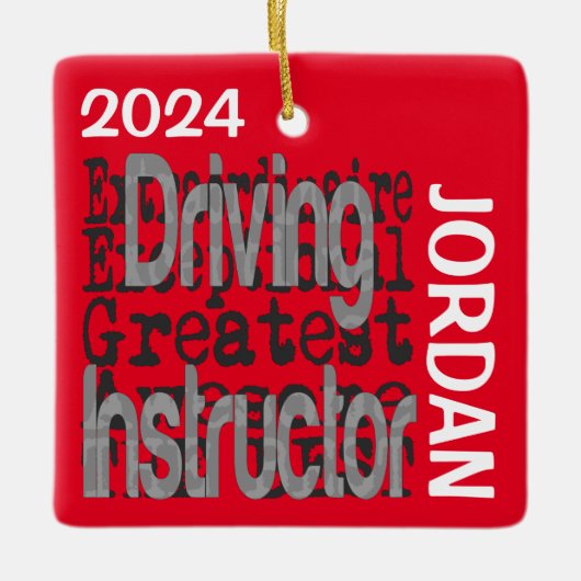 駆動インストラクターエクストラナレカスタムー セラミックオーナメント (正面)