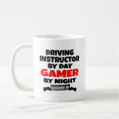 駆動インストラクターゲーマー コーヒーマグカップ (左)