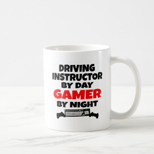 駆動インストラクターゲーマー コーヒーマグカップ (右)