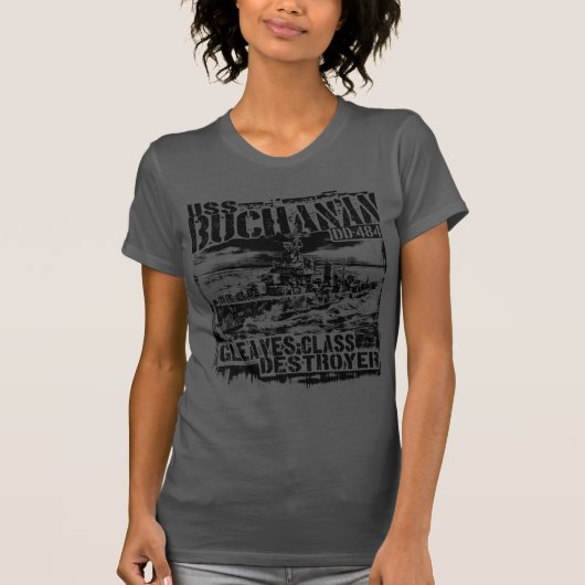 駆逐艦ブキャナン Tシャツ (正面)