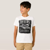 駆逐艦ブラックTシャツ Tシャツ (正面フル)