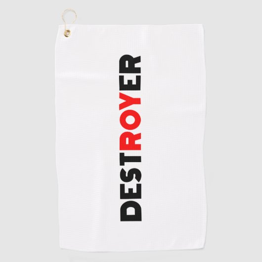 駆逐艦ロイ ゴルフタオル (正面)
