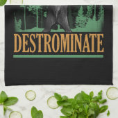 駆逐艦 – クマ – おもしろいトレーニング感動的 キッチンタオル (折り畳み)