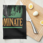 駆逐艦 – クマ – おもしろいトレーニング感動的 キッチンタオル (四つ折り)