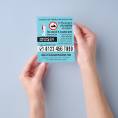 駆除デザイン、害虫駆除広告剤 チラシ (手)