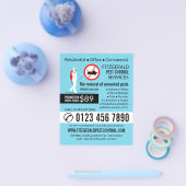 駆除デザイン、害虫駆除広告剤 チラシ (シングル)