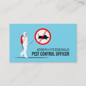 駆除デザイン、害虫駆除 名刺 (正面)