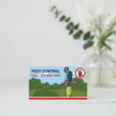 駆除プロフェッショナル害虫駆除サービス 名刺 (スタンド正面)