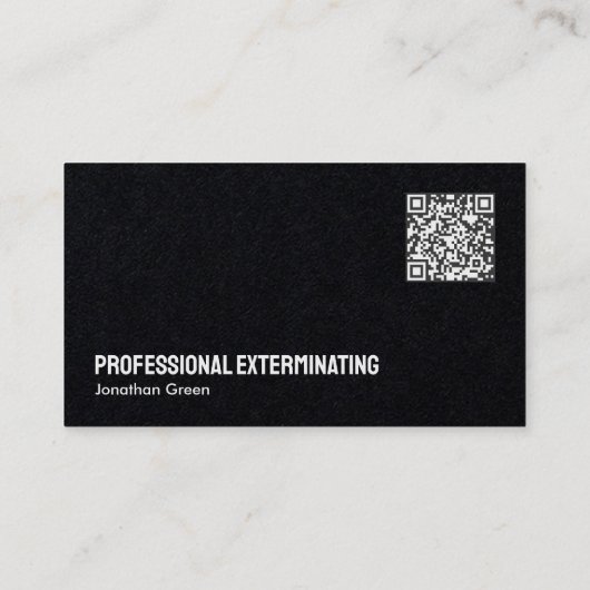駆除ペストカスタムQR 名刺 (裏面)