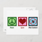 駆除剤平和愛害虫駆除会社 ポストカード (正面/裏面)