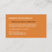 駆除剤、害虫駆除 名刺 (裏面)