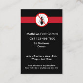 駆除害虫駆除テーマ名刺 名刺 (正面)