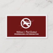 駆除害虫駆除 名刺 (正面)
