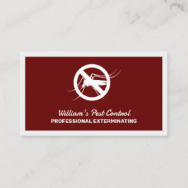 駆除害虫駆除 名刺