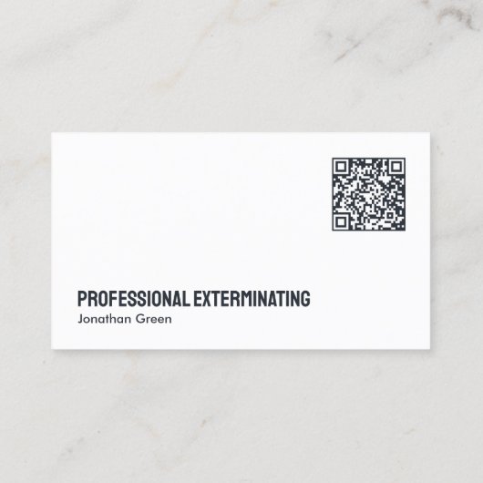 駆除害虫駆除QR 名刺 (裏面)
