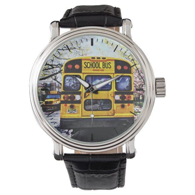 駐留スクールバス春 腕時計 (正面)
