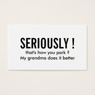 駐車のおもしろいでシンプルな黒