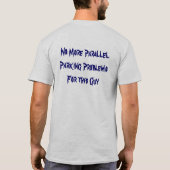 駐車のなされた簡単 Tシャツ (裏面)