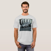 駐車のなされた簡単 Tシャツ (正面フル)