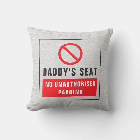 駐車パーソナライズされた席なし クッション (正面)