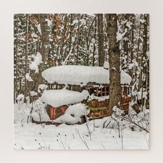 駐車中のスクールバス – 676枚 ジグソーパズル (縦)