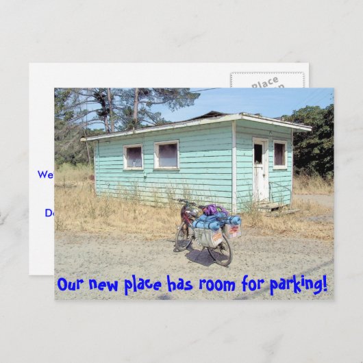 駐車場おもしろいの設備の変更 案内ポストカード (正面/裏面)