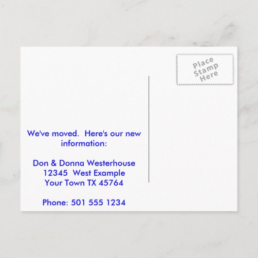 駐車場おもしろいの設備の変更 案内ポストカード (裏面)