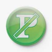 駐車場なし ペーパープレート (正面)