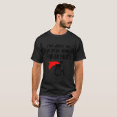 駐車場のハンディキャップ車いす用だ Tシャツ (正面フル)