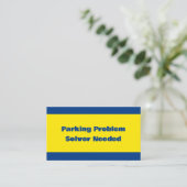 駐車場の問題 名刺 (スタンド正面)