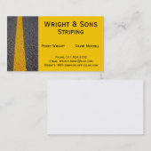 駐車場の縞の名刺 名刺 (正面/裏面)