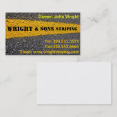 駐車場の縞 名刺 (正面/裏面)