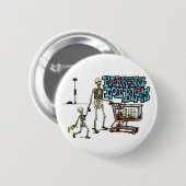 駐車場の青ボタン 缶バッジ (正面&裏面)