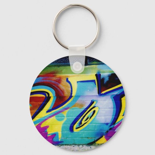 駐車場のLAグラフィティモダン_lrg2 キーホルダー (正面)