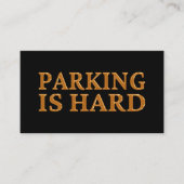 駐車場は懸命 – 駐車場の不良 名刺 (正面)