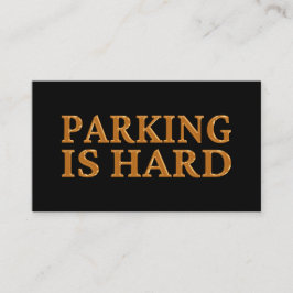 駐車場は懸命 – 駐車場の不良 名刺