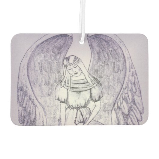 駐車場エンジェル車の空気清浄機 カーエアーフレッシュナー (裏面)