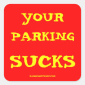 駐車場吸 スクエアシール (正面)