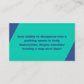 駐車場忍者賞 名刺 (裏面)