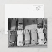 駐車場1940年 ポストカード (正面/裏面)