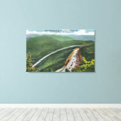 駐車場、メモリアルHwy、Esther Mt キャンバスプリント (インサイチュ (ウッドフロア))