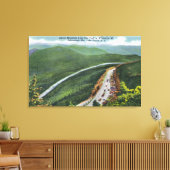 駐車場、メモリアルHwy、Esther Mt キャンバスプリント (インサイチュ (リビング))