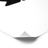 駐車方向標識の右、パーティー矢印ポスター フォトプリント (角)