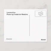 駐車機関車 ポストカード (裏面)