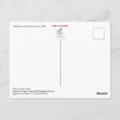 駐車済み車はがき ポストカード (裏面)