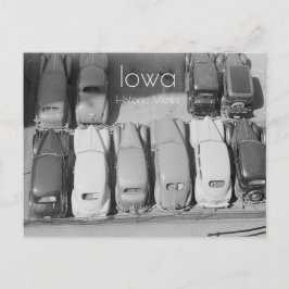 駐車済み車はがき ポストカード