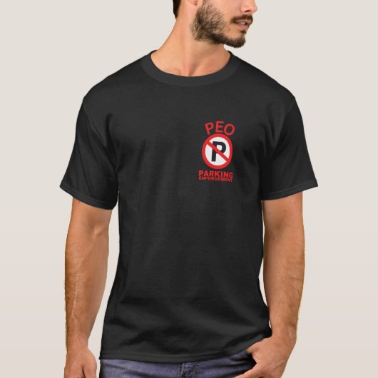 駐車監視員 楽しい公園レンジャー ギフト Tシャツ (正面)