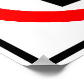 駐車禁止道路標識 ポスター (角)