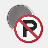 駐車記号なし マグネット (正面/裏面)