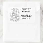 駐車違反ステッカー 長方形シール (バッグ)